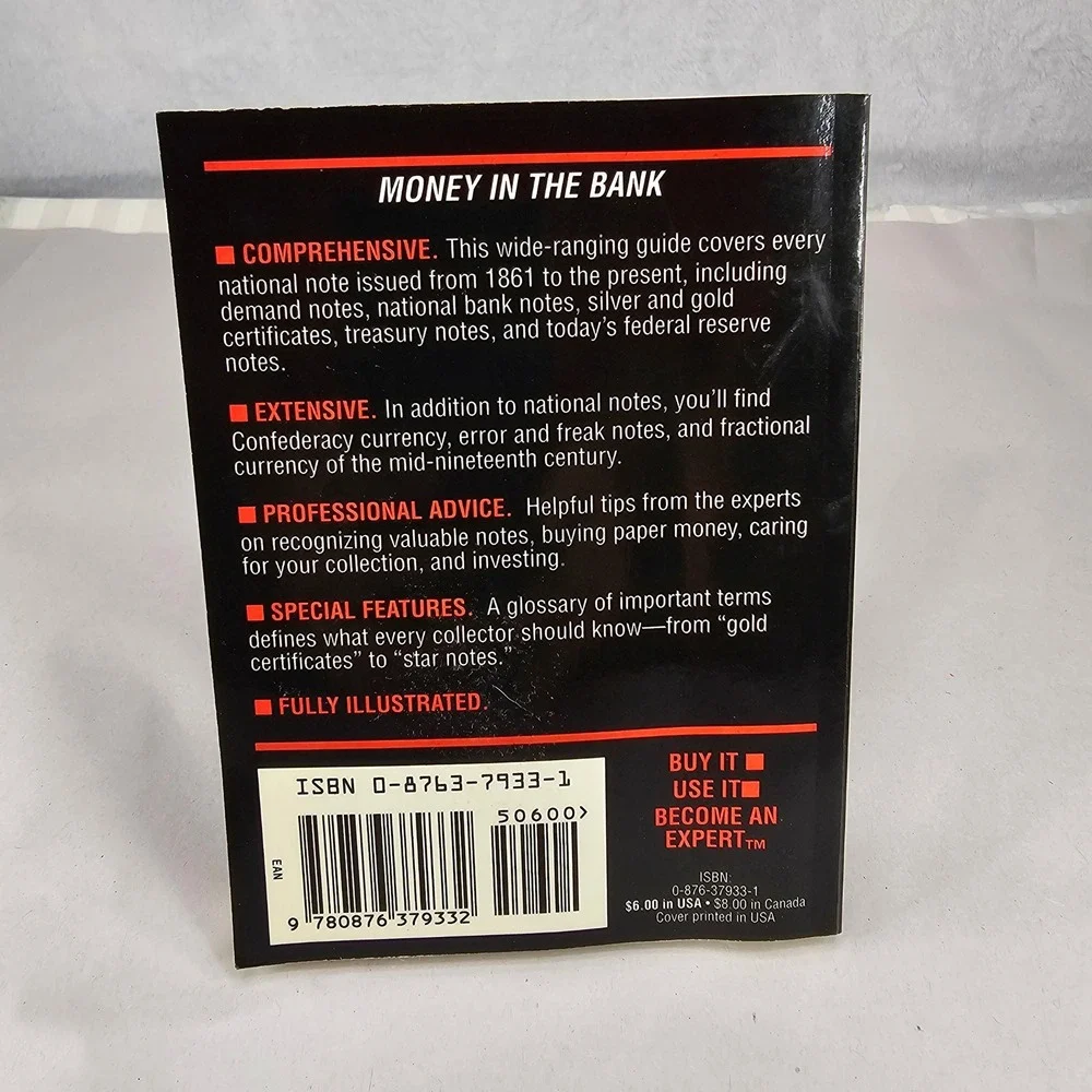 Official 1995 Blackbook‎ Price Guide US Paper Money 27th Edition Collectibles
